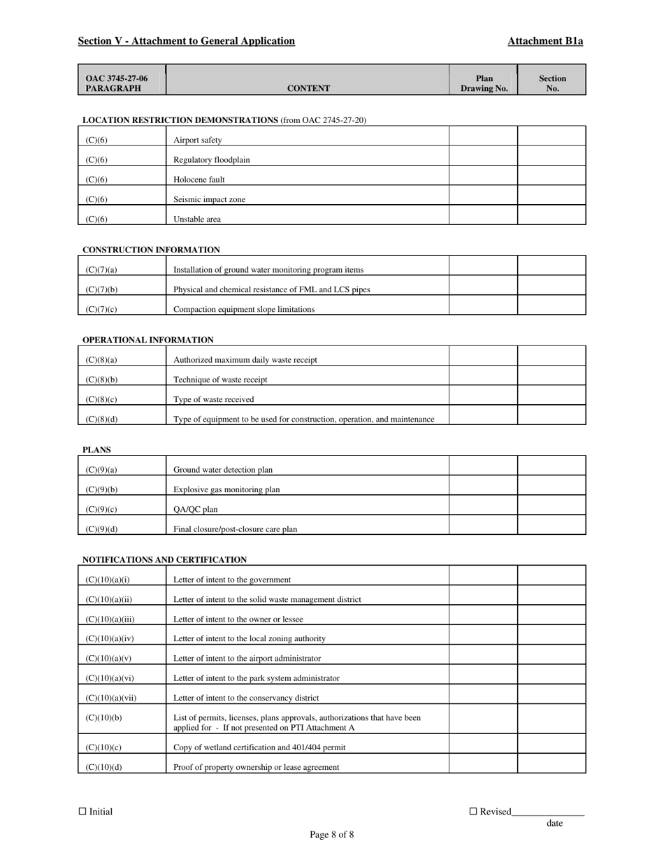 Ohio Permit To Install Application Form Municipal Solid Waste