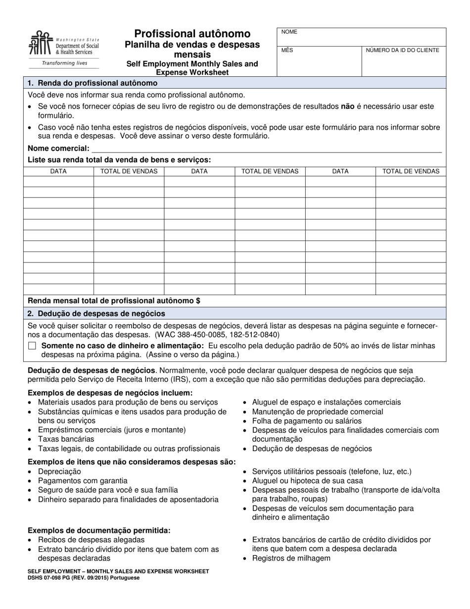 Genworth Self Employed Worksheet