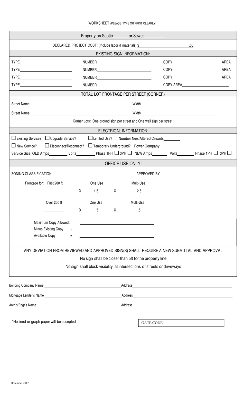 Volusia County Florida Sign Permit Application Fill Out Sign Online