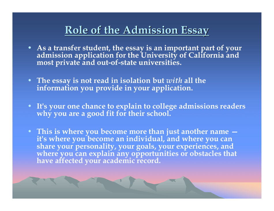 Writing College Admissions Writing College Admissions Essays Uc