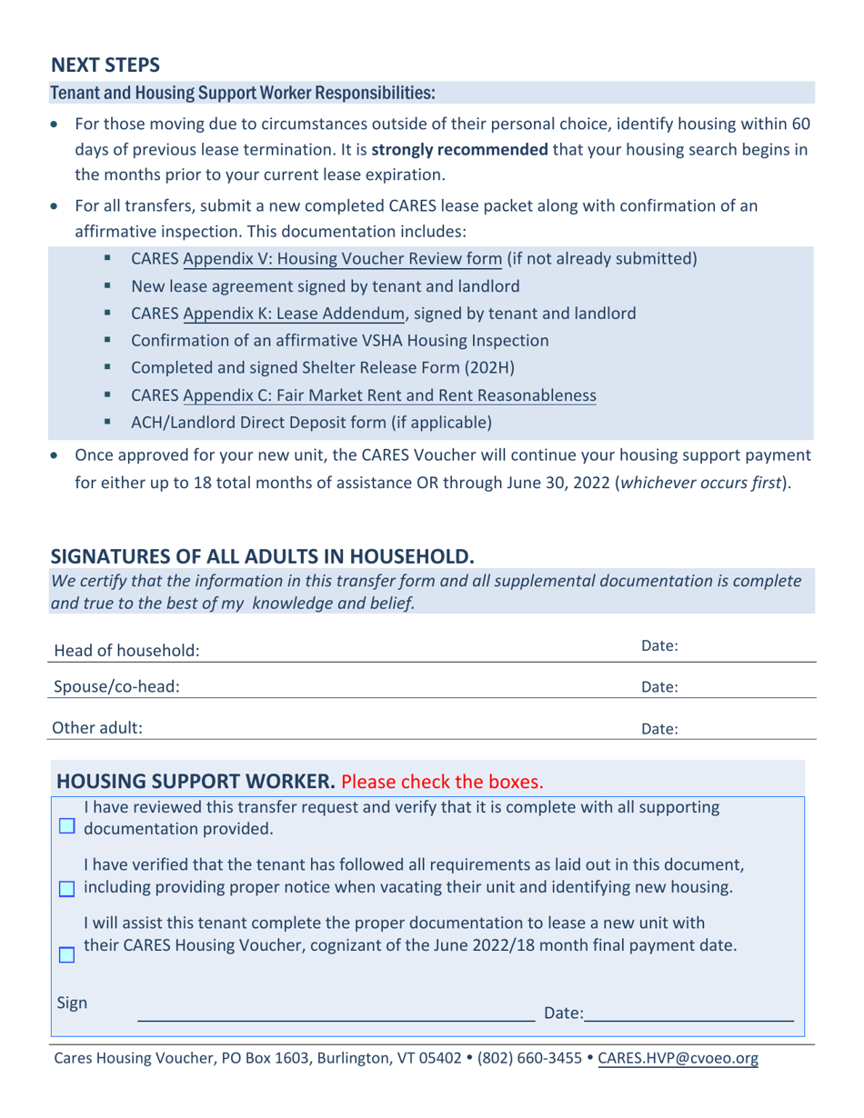 Vermont Voucher Transfer Request Fill Out Sign Online And