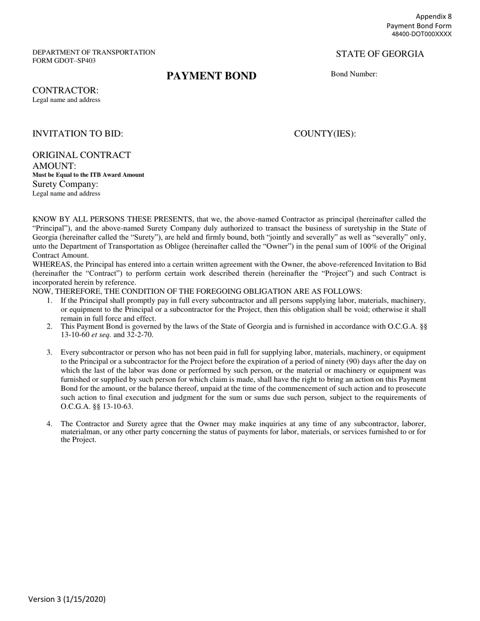 Georgia United States Invitation To Bid Itb Bid Form Sound