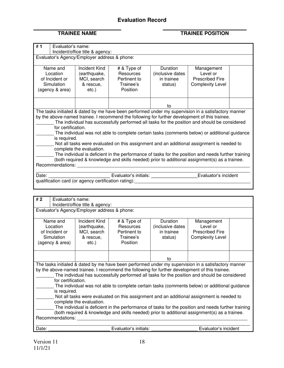 California Position Task Book Ptb For Ambulance Strike Team Medical