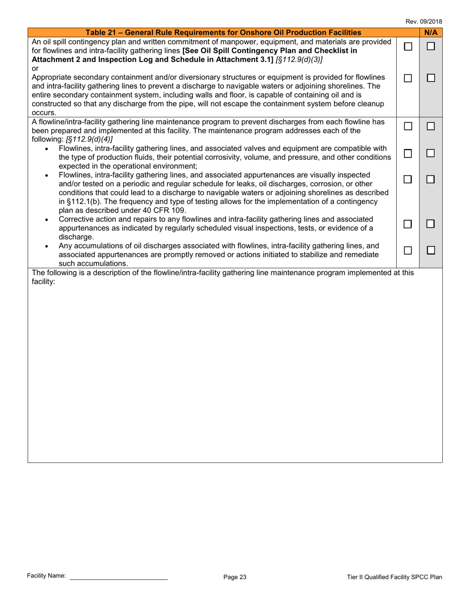 California Tier Ii Qualified Facility Spcc Plan Template Fill Out