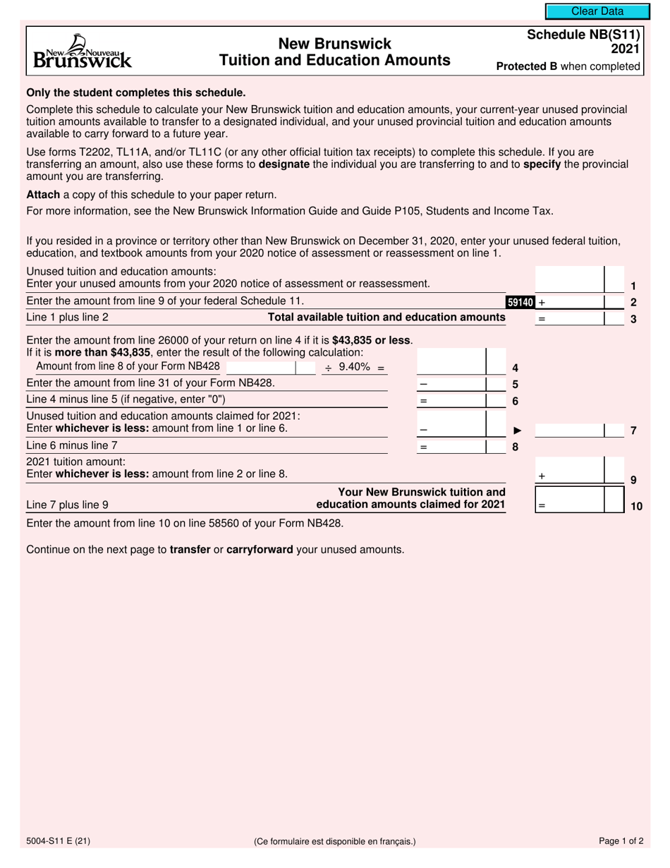 Form S Schedule Nb S Fill Out Sign Online And