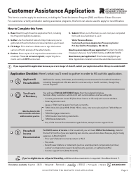 City Of Philadelphia Pennsylvania Customer Assistance Application