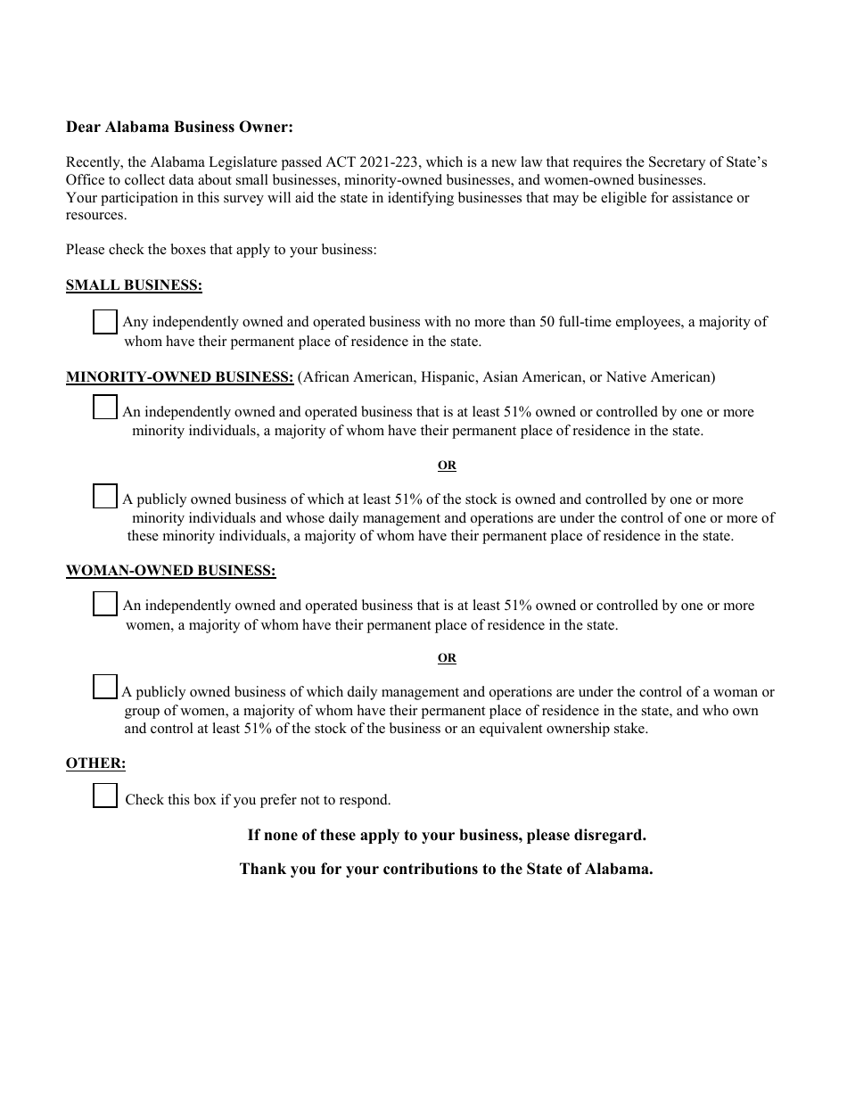 Alabama Statement Of Authority For Foreign Limited Liability