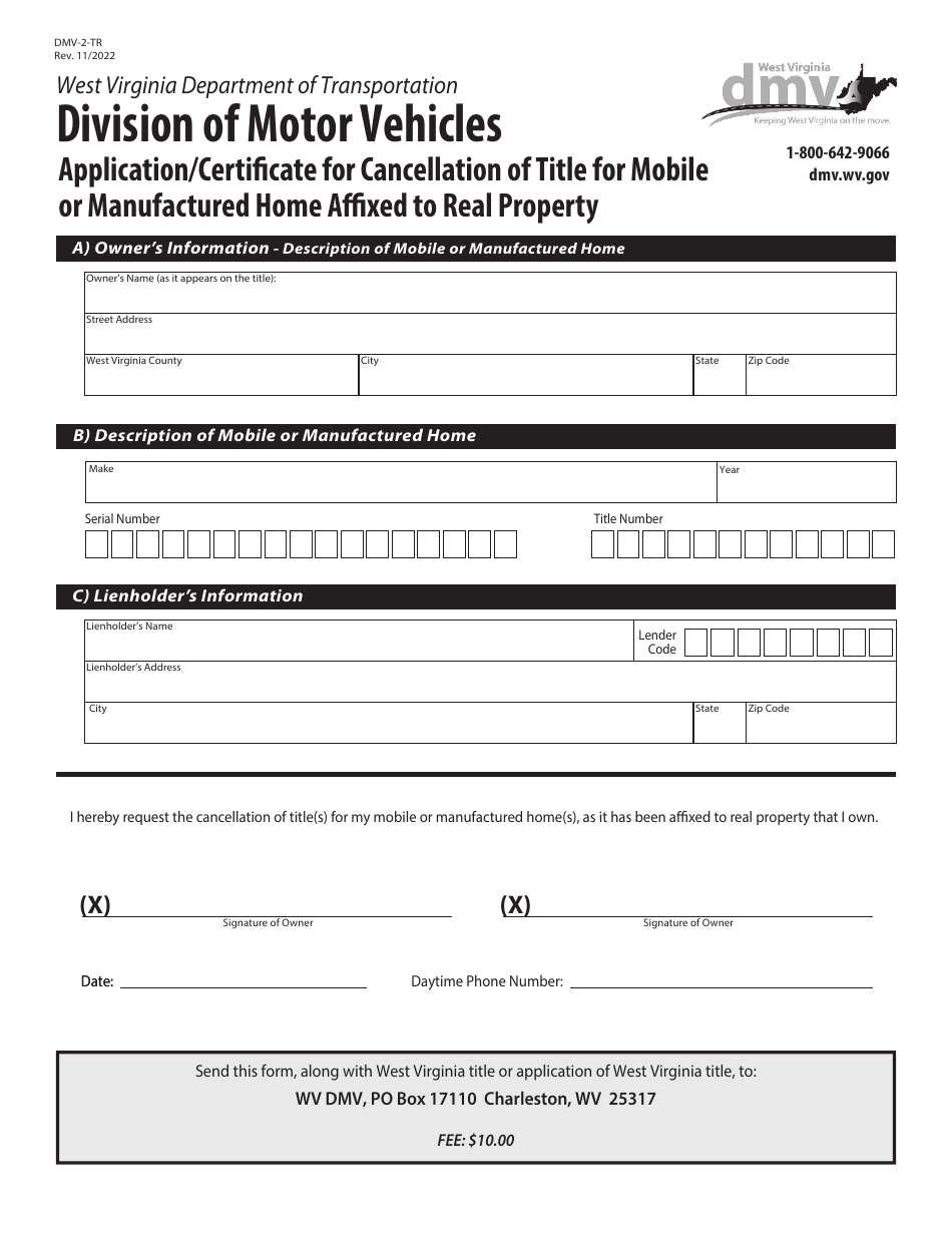 Wv Dmv Out Of State Title Transfer