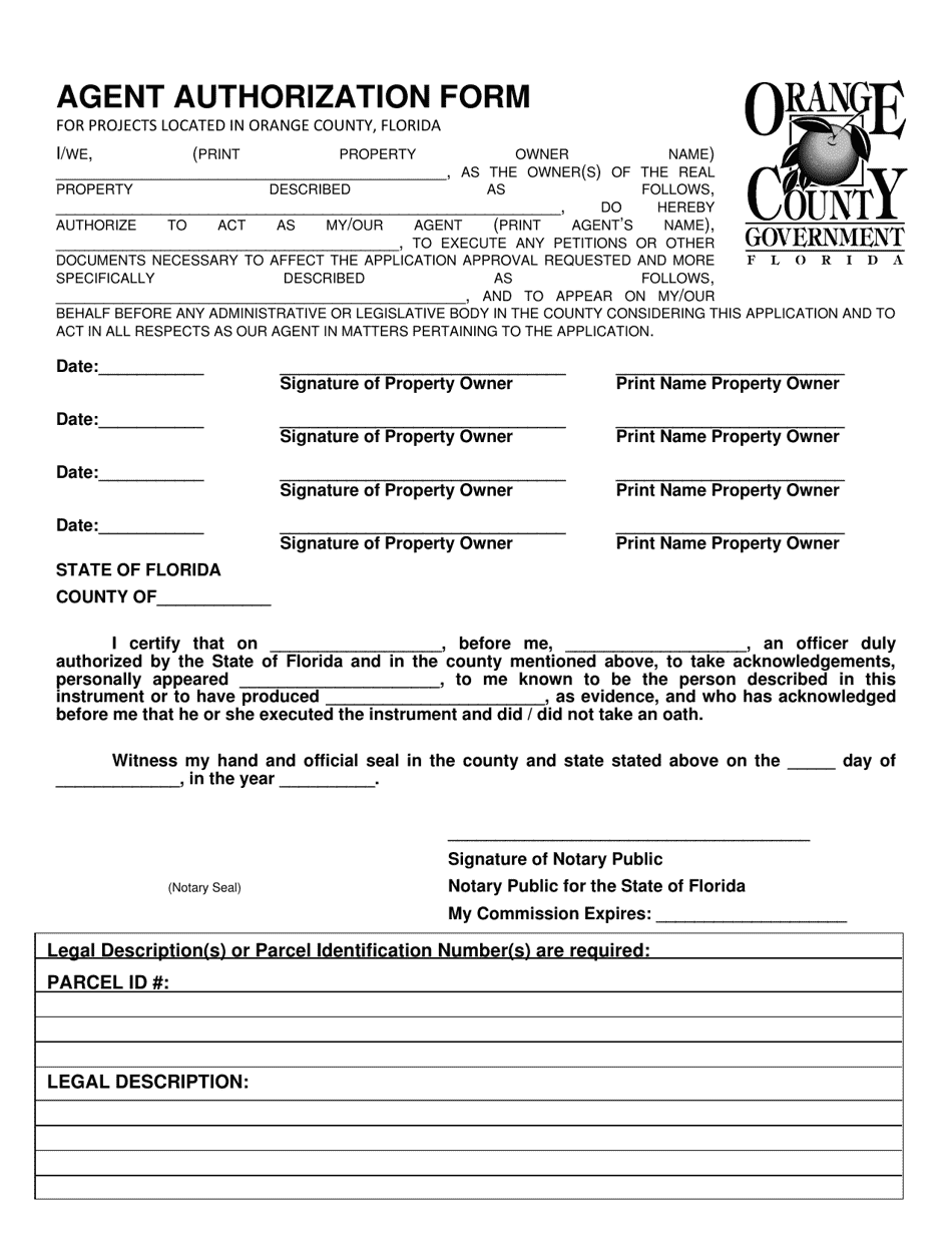 Orange County Florida Application To Construct A Dock Fill Out Sign