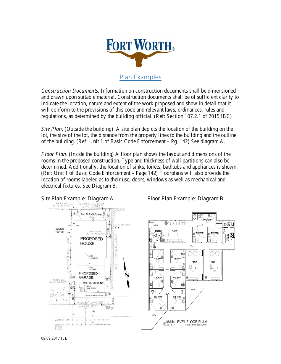 City Of Fort Worth Texas Residential Building Permit Application