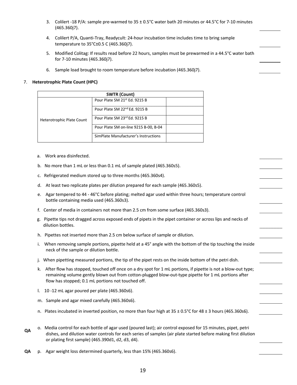 Illinois Water Microbiology Laboratory Evaluation Form Fill Out Sign