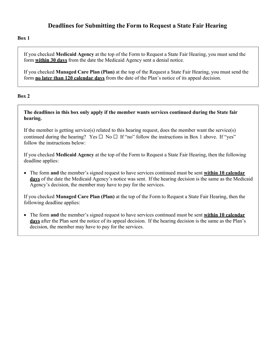 Utah Form To Request A State Fair Hearing Fill Out Sign Online And