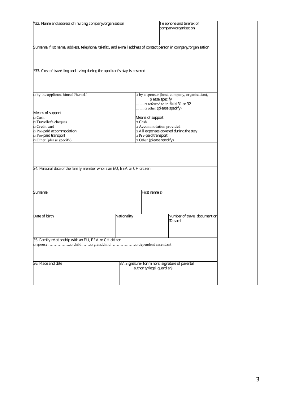 Schengen Visa Application Form Embassy Of Italy Fill Out Sign