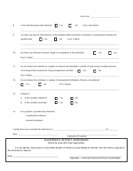 Statement of Expert Evaluation Form - Warren county, Ohio, Page 3