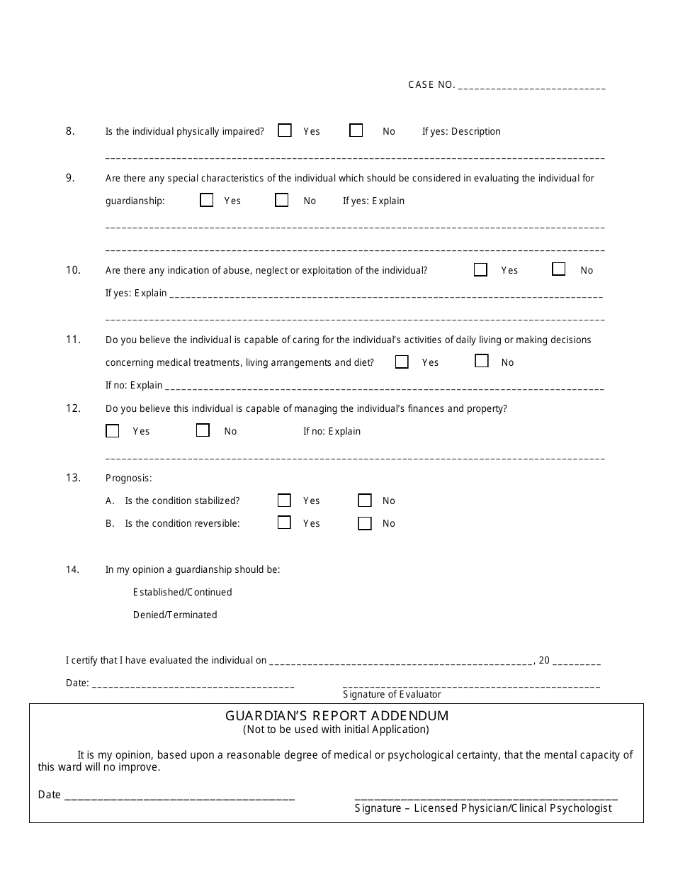 Statement of Expert Evaluation Form - Warren county, Ohio, Page 3