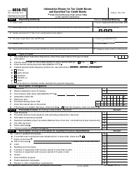 IRS Form 8038-TC Information Return for Tax Credit Bonds