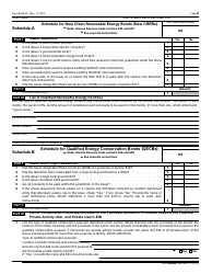 IRS Form 8038-TC Information Return for Tax Credit Bonds, Page 3