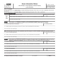 IRS Form 8282 Donee Information Return