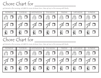 Document preview: Weekly Chore Chart for Children