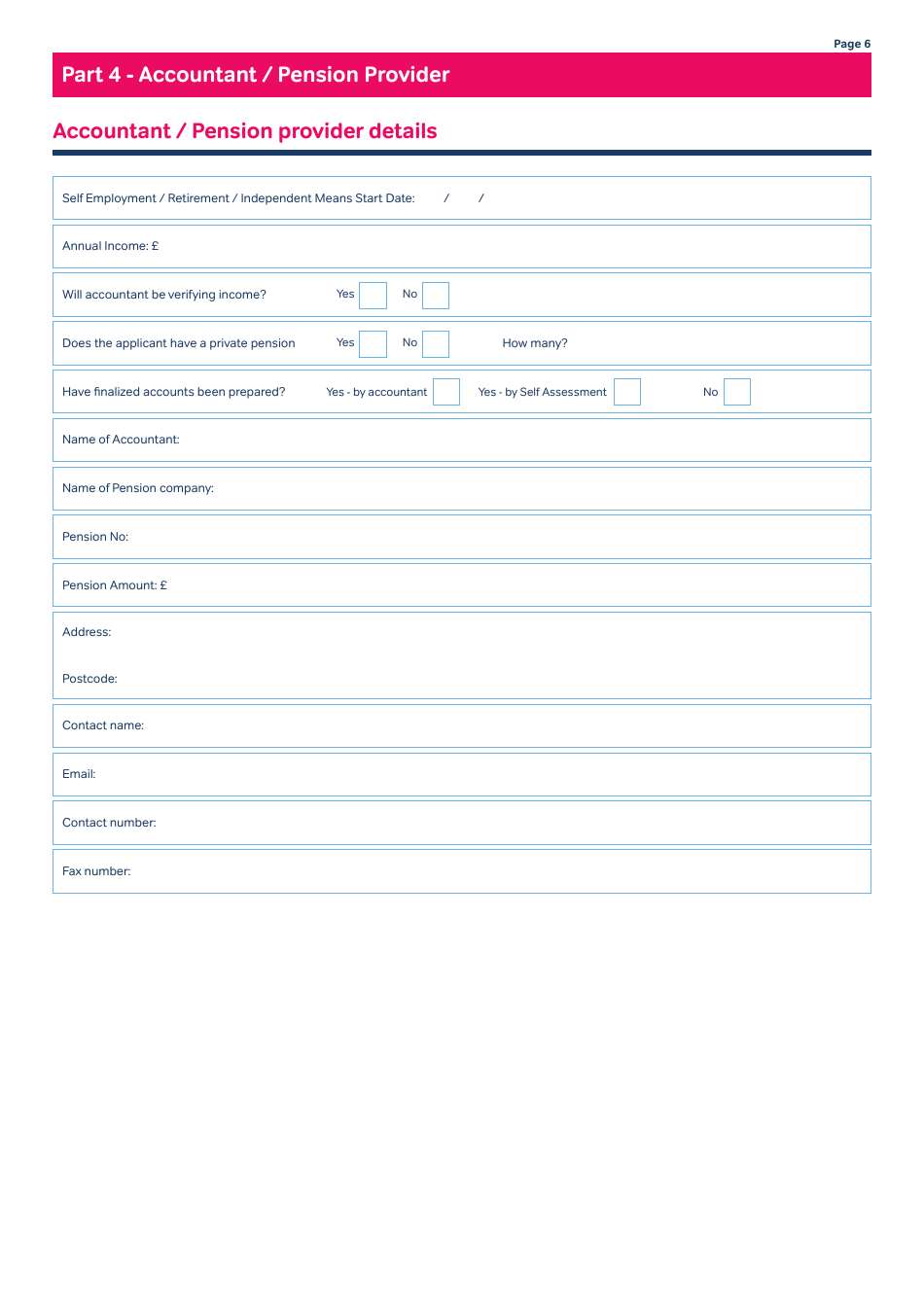 Guarantor Application Form - Mcdonald Property Rentals - United Kingdom, Page 6