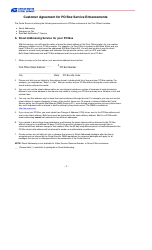 Document preview: Customer Agreement for Po Box Services Enhancements