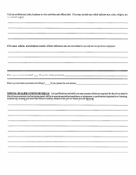 &quot;Employment Application Form&quot; - City of Athens, Texas, Page 3
