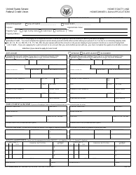 Form 12927-1 &quot;Home Equity and Homeowner Loan Application&quot;