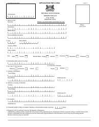 Form 1 Botswana Visa Application Form - Botswana