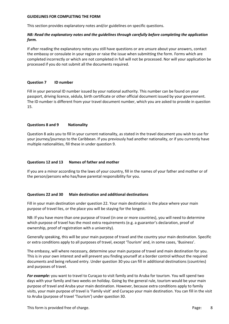 Dutch Caribbean Visa Application Form Fill Out Sign Online And Download PDF Templateroller dutch-caribbean-visa-application-form-fill-out-sign-online-and-download-pdf-templateroller