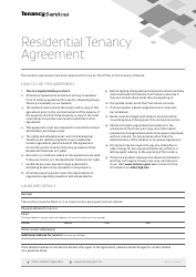 Form 01 Residential Tenancy Agreement - New Zealand