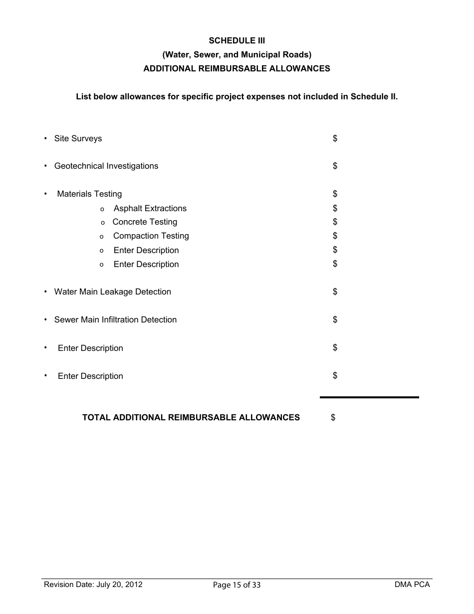 Standard Form of Agreement Between Client and Prime Consultant, Page 15