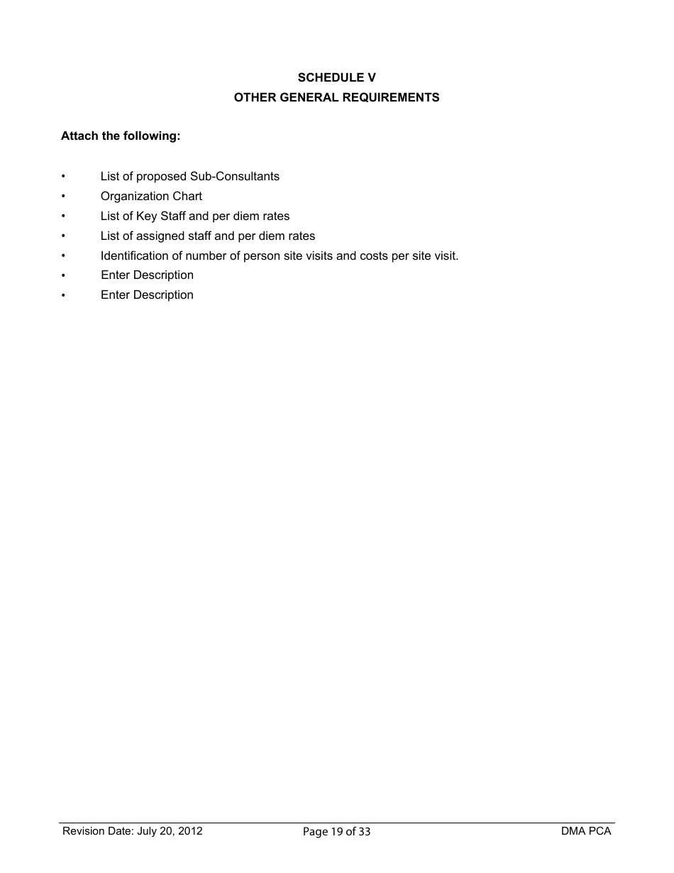 Standard Form of Agreement Between Client and Prime Consultant, Page 19