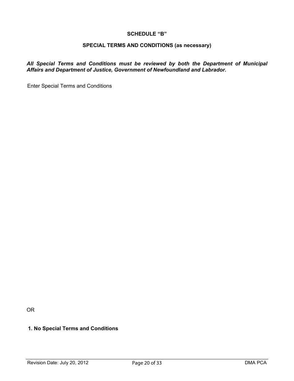 Standard Form of Agreement Between Client and Prime Consultant, Page 20