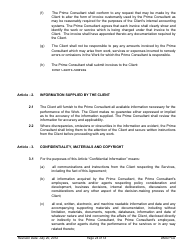 Standard Form of Agreement Between Client and Prime Consultant, Page 24