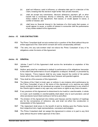 Standard Form of Agreement Between Client and Prime Consultant, Page 32