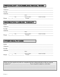 General Application Form - Dahousie University - Canada, Page 6