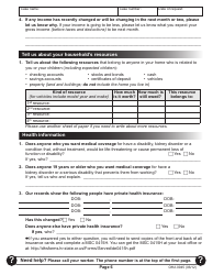 Medical Benefits Renewal Form - Oregon, Page 6