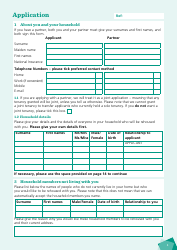 Housing Application Form - City of Brighton and Hove, West Sussex, United Kingdom, Page 5