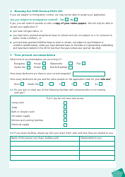 Housing Application Form - City of Brighton and Hove, West Sussex, United Kingdom, Page 7