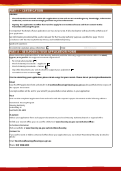 &quot;Application Form for Transitional Housing&quot; - Western Australia, Australia, Page 6