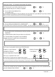Discretionary Housing Payment Application Form - Carmarthenshire, United Kingdom, Page 4