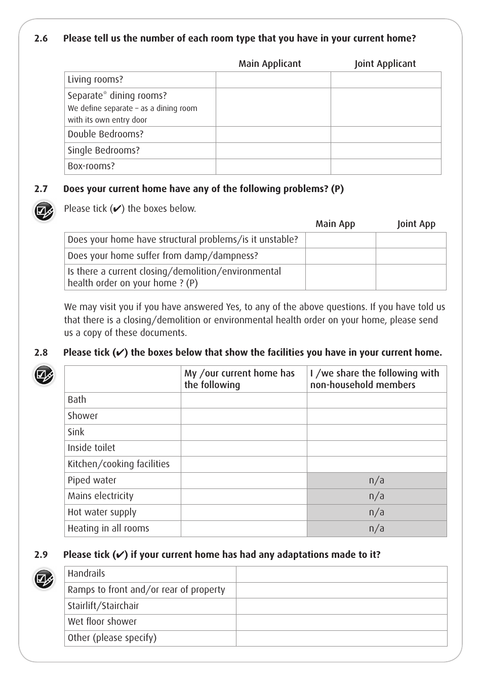 Housing Application Form - Stirling, United Kingdom, Page 13