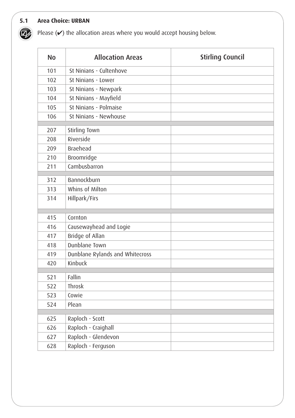 Housing Application Form - Stirling, United Kingdom, Page 20