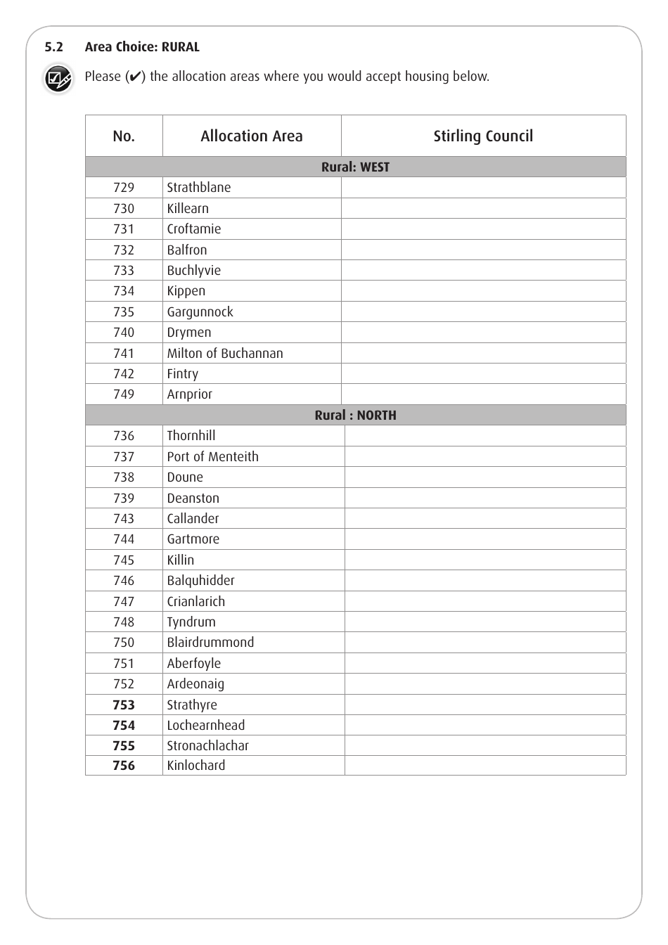 Housing Application Form - Stirling, United Kingdom, Page 22