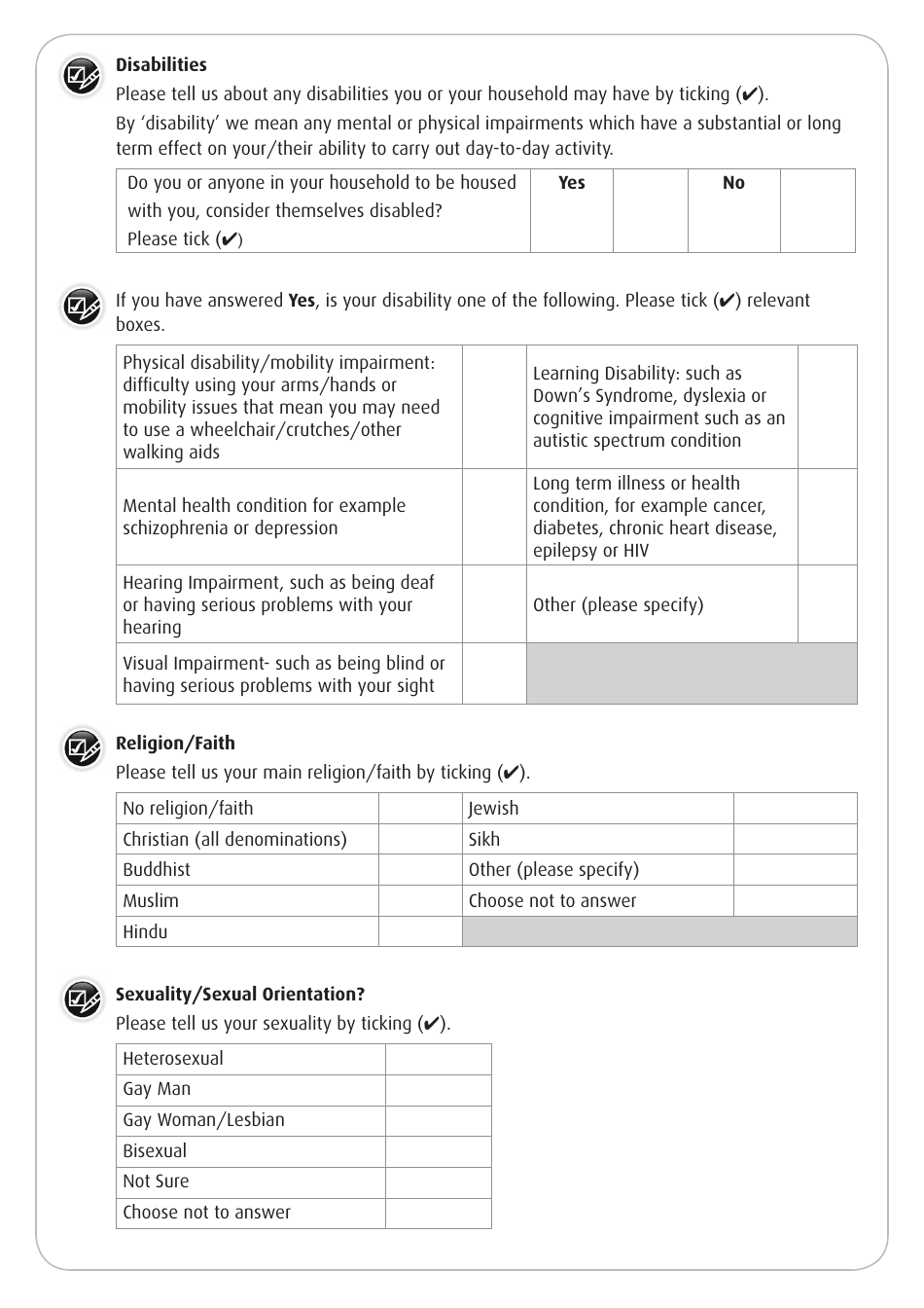 Housing Application Form - Stirling, United Kingdom, Page 28