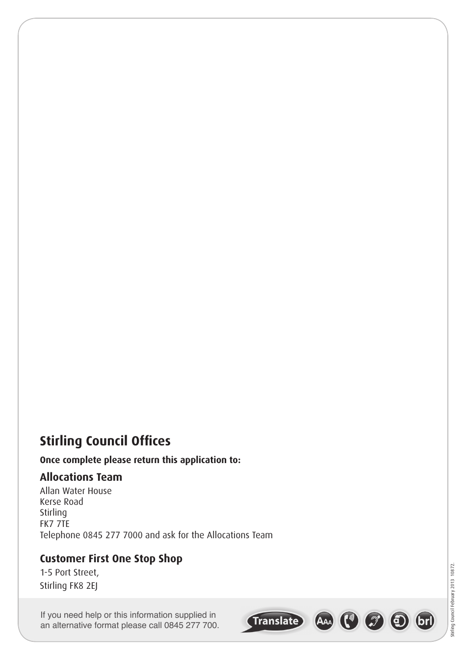 Housing Application Form - Stirling, United Kingdom, Page 32