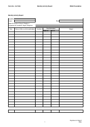 Document preview: Monthly Activity Report Template