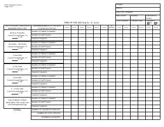 Form SFN1130 Enrollment and Staffing Schedule - North Dakota, Page 2