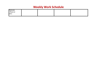 Weekly Work Schedule Template - Montana Educational Talent Seacrh, Page 2