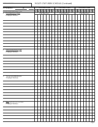 Form LIC-507 Facilities Staff Work Schedule - California, Page 2